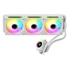 GameBooster BLADE 360W ARGB Fanlı LGA1700/AM5 Uyumlu 360mm CPU Sıvı Soğutma Sistemi (Beyaz)