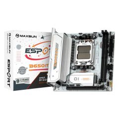 Maxsun eSport B650ITX WIFI ICE AM5 DDR5 8000Mhz M.2 HDMI Itx AMD Anakart Beyaz