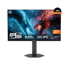 GameBooster ATLAS DUAL FU48 27'' 4K UHD 240Hz - FHD 480Hz Fast IPS 0.5ms 2*HDMI + 2*DP HDR400 Hoparlörlü Pivot Flat Gaming Monitör