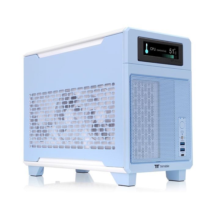 Thermaltake TR100 Hydrangea Blue Mini ITX Oyuncu Kasası