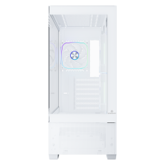GameBooster NYVRA ALPHA 750w 80+ Bronze ATX APFC 3.1 PCI-E 5.1 3*ARGB PWM Fan ATX Mid-Tower SeaView Gaming Beyaz Kasa