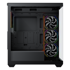 GameBooster NYVRA FALCON 750w 80+ Bronze ATX APFC 3.1 PCI-E 5.1 4*ARGB PWM Fan ATX Tower SeaView Gaming Siyah Kasa