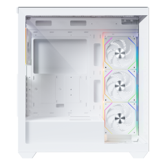 GameBooster NYVRA FALCON 750w 80+ Bronze ATX APFC 3.1 PCI-E 5.1 4*ARGB PWM Fan ATX Tower SeaView Gaming Beyaz Kasa