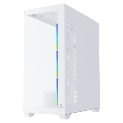 GameBooster NYVRA FALCON 750w 80+ Bronze ATX APFC 3.1 PCI-E 5.1 4*ARGB PWM Fan ATX Tower SeaView Gaming Beyaz Kasa