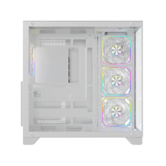 PowerBoost PB-C9025W 750W 80+ Bronze APFC ATX3.1 PCI-E 5.1 4*ARGB PWM SeaView Gaming Beyaz Kasa