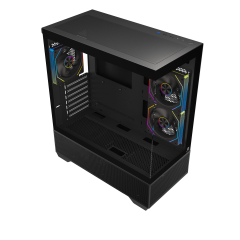 PowerBoost PB-J9031BM 750w 80+ Bronze APFC ATX 3.1 PCI-E 5.1 3*ARGB PWM SeaView Gaming Siyah Kasa