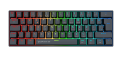GameBooster Syma RGB Blue 60M Switch Kablolu Siyah Mekanik Gaming Klavye