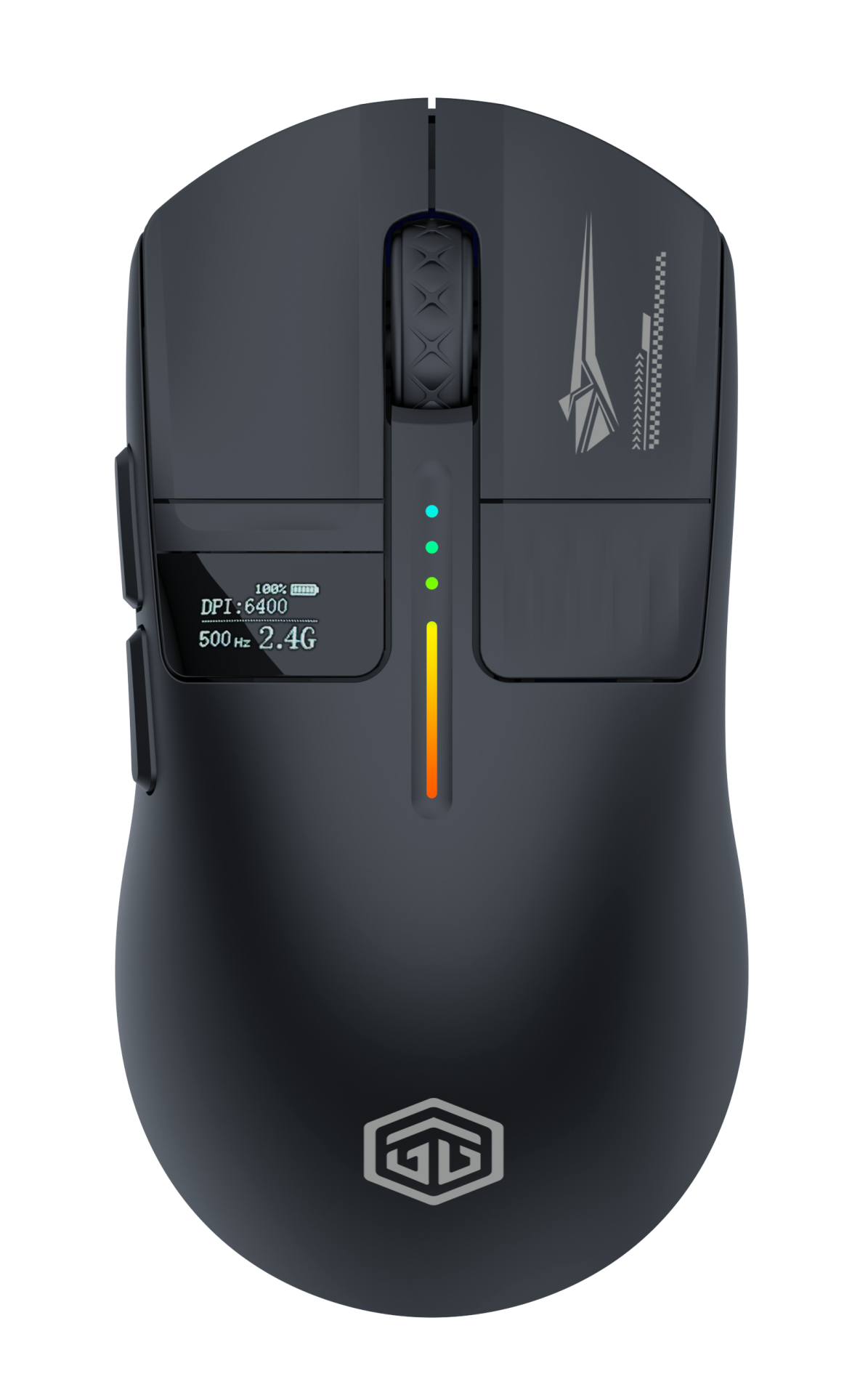 GameBooster Sway RGB 24000DPI Oled Triple Mode Siyah Gaming Mouse
