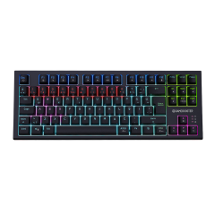 GameBooster Lumin RGB Blue Switch Kablolu Siyah Mekanik Gaming Klavye