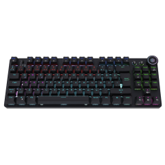 GameBooster Ryba Rainbow Red Switch Triple Mode Siyah Mekanik Gaming Klavye