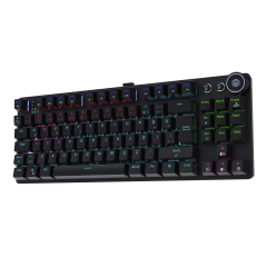 GameBooster Ryba Rainbow Red Switch Triple Mode Siyah Mekanik Gaming Klavye