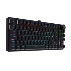 GameBooster Ryba Rainbow Red Switch Triple Mode Siyah Mekanik Gaming Klavye