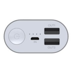 Energizer UE10008 10000mAh Taşınabilir Şarj Cihazı Gümüş (Powerbank)
