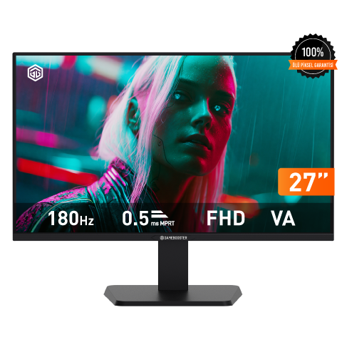 GameBooster EDGE FF18 27'' 180Hz 0.5ms FHD VA HDMI+DP HDR Gaming Monitör