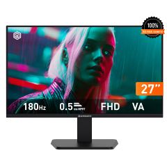 GAMEBOOSTER EDGE FF18 27'' 180HZ FHD 0.5ms VA Panel HDMI+DP HDR Flat Gaming Monitör
