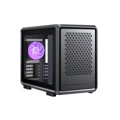 Cooler Master MasterFrame 400 ARGB TG 1x120 Micro ATX Alüminyum Siyah Mini Tower Kasa