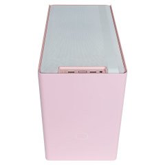 Cooler Master MasterBox NR200P Tempered Glass Mini-ITX, SFX PSU Destekli Bilgisayar Kasası Flamingo Pembe