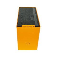 Cooler Master MasterBox NR200P Tempered Glass Mini-ITX, SFX PSU Destekli Bilgisayar Kasası Günbatımı Turuncu