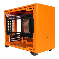 Cooler Master MasterBox NR200P Tempered Glass Mini-ITX, SFX PSU Destekli Bilgisayar Kasası Günbatımı Turuncu