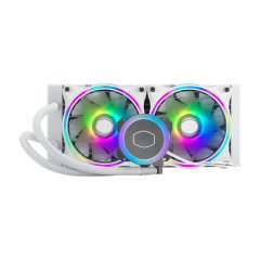 Cooler Master MasterLiquid ML240 Beyaz Illusion ARGB 2xMF120 Halo Fanlı İşlemci Sıvı Soğutma Kiti
