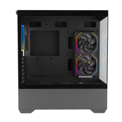 PowerBoost PB-J9031B 750w 80+ Bronze APFC ATX 3.1 PCI-E 5.1 3*ARGB PWM SeaView Gaming Siyah Kasa