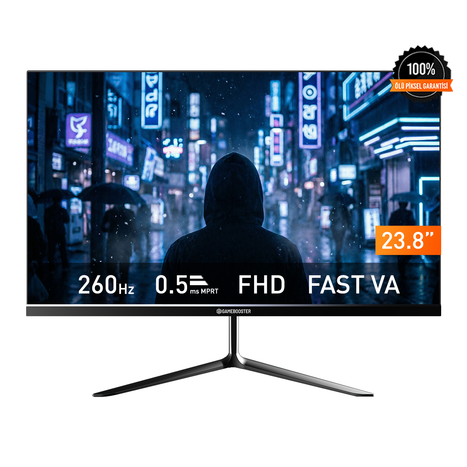 GameBooster LYRIS EF26 FLAT 23.8'' 260Hz 0.5ms FHD FAST VA 1*HDMI+1*DP Gaming Monitör